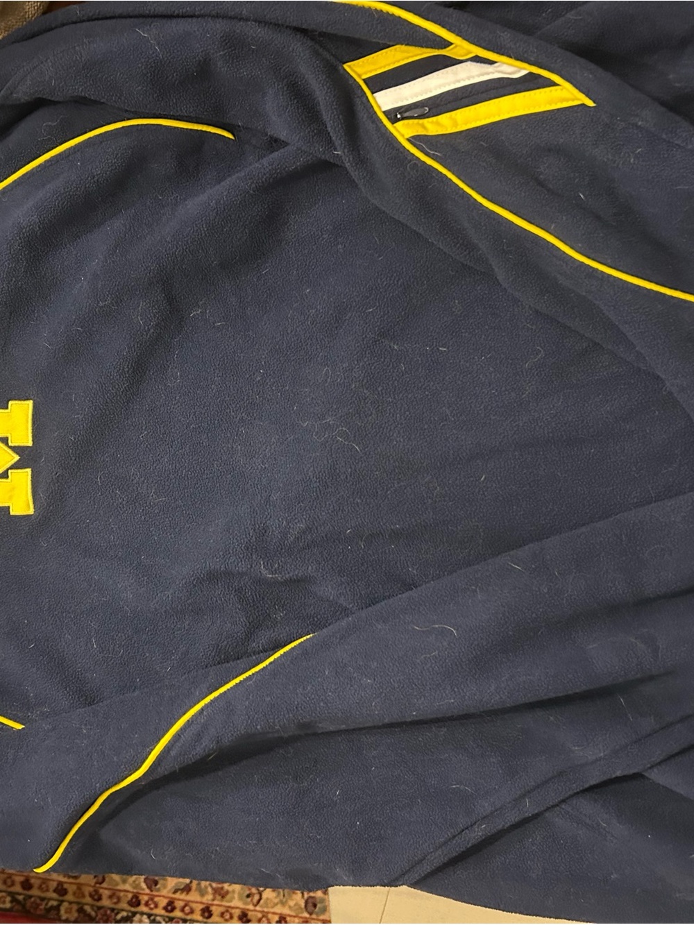 adidas Navy Throw with Yellow Piping